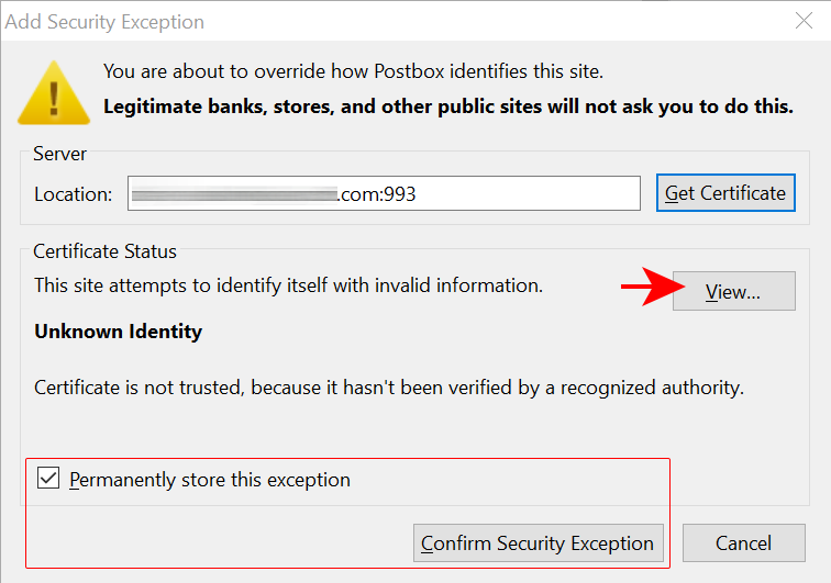 how bypass avast certificate error