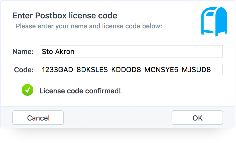 license key code examples