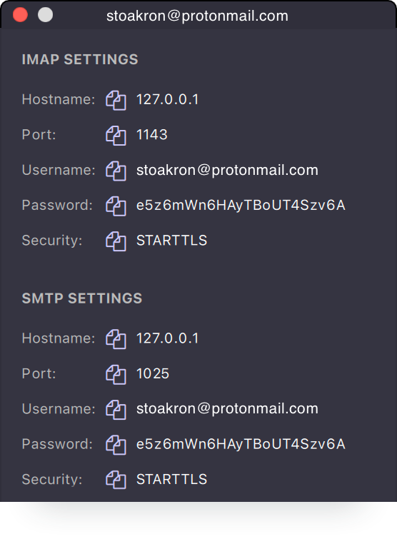 change protonmail address